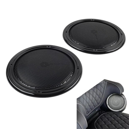 Rear Tour Pack Speaker Pod Grilles for Harley Road Tri Glide (FLTRU)