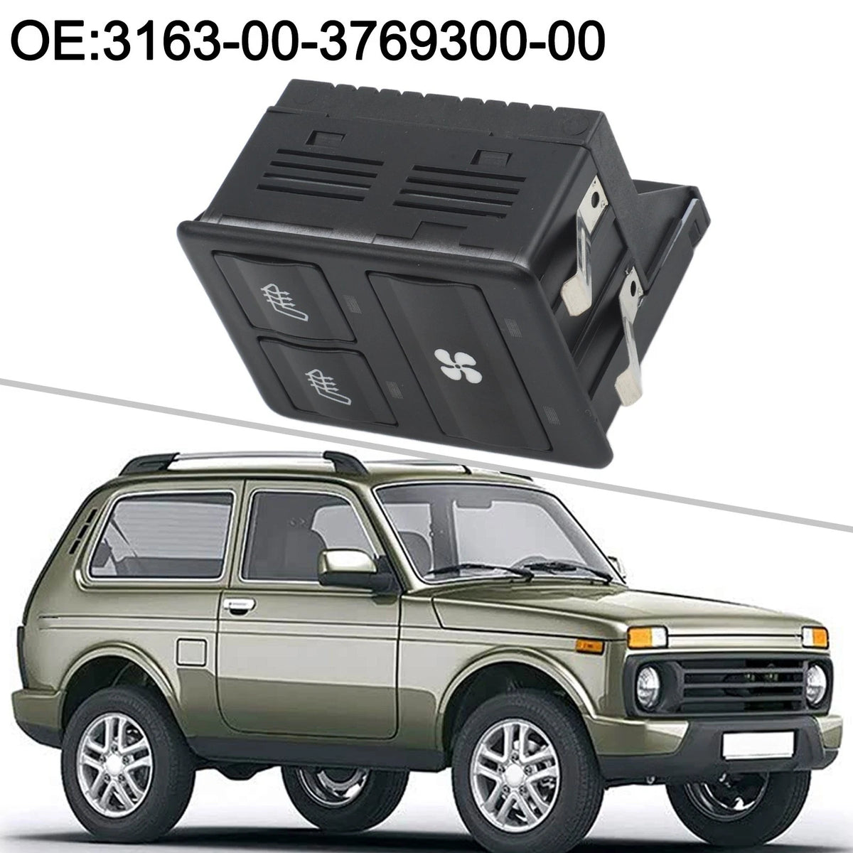 Replacement Heater Adjustment Combination Switch for Lada OE316300376930000