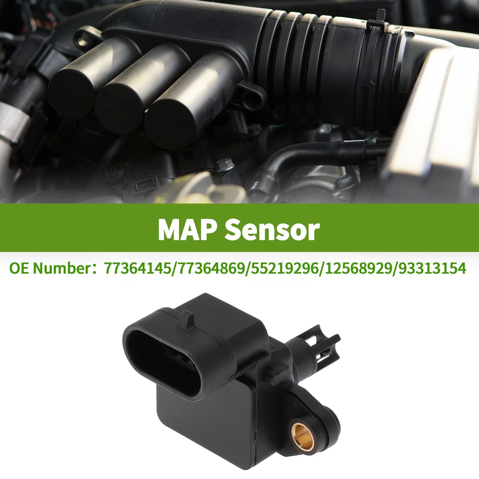 MAP Sensor for Fiat Punto Hatchback (2005–2017) No.77364145