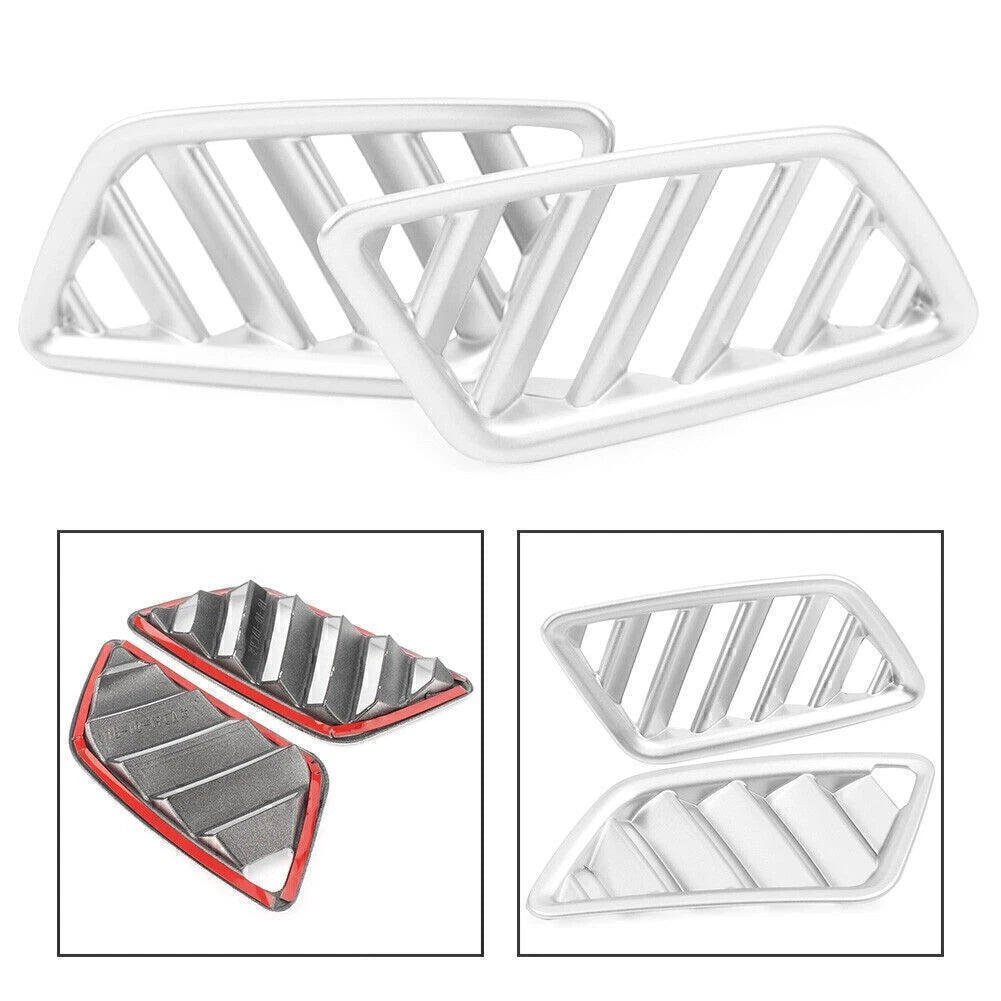 Front Upper Air Vent Outlet Cover Trim for Mitsubishi Eclipse Cross (2018) Silver