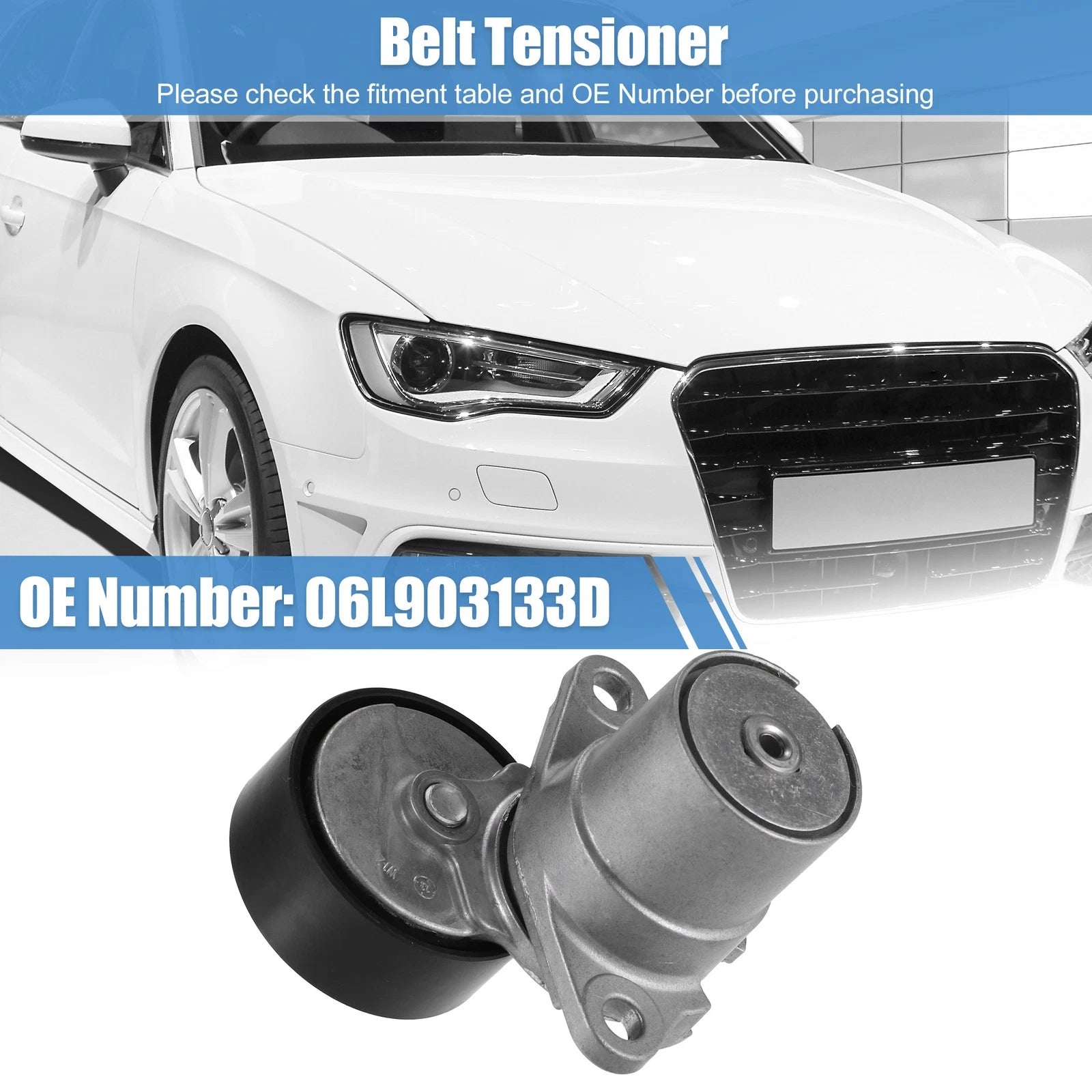 Accessory Drive Belt Tensioner Assembly for Audi A3 1.8L (2015–2016)