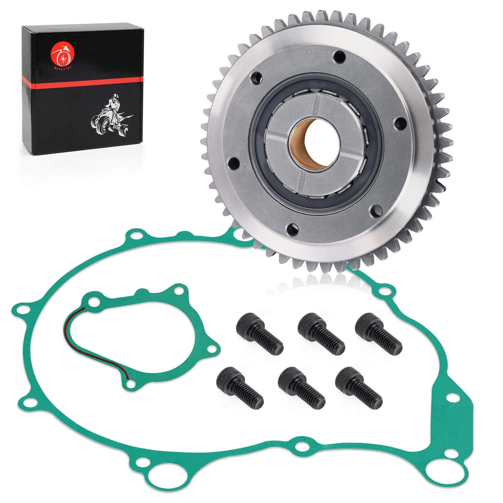 Heavy Duty Starter Clutch Kit Gear Gasket for Yamaha Raptor 660R (2004–2005)