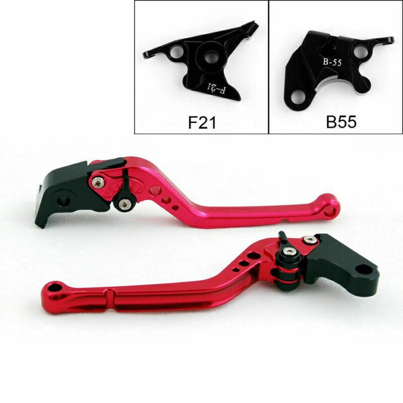 Long Brake Clutch Levers for Buell XB12 XB9 Ulysses XB12XT XB12X (2003–2010) Red T9