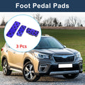 3 Pcs Automatic Foot Accelerator Pedal Covers for Subaru Forester (2006–2018)