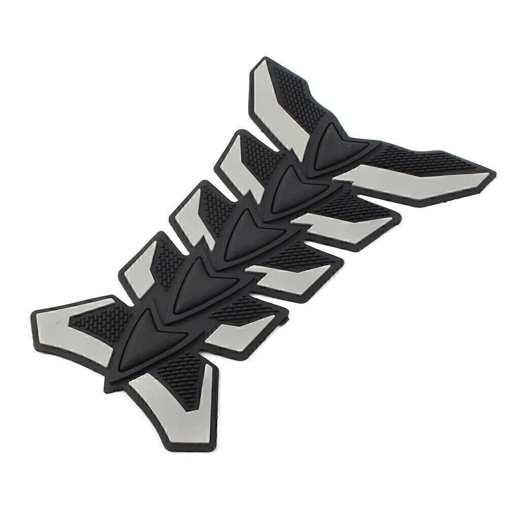 3D Fish Bone Gas Fuel Oil Tank Pad Decal Sticker Protector for Motorcycle