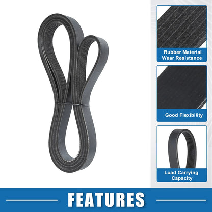 Serpentine Belt V-Ribbed Replacement for Toyota Tacoma V6 4.0L (2005–2023)