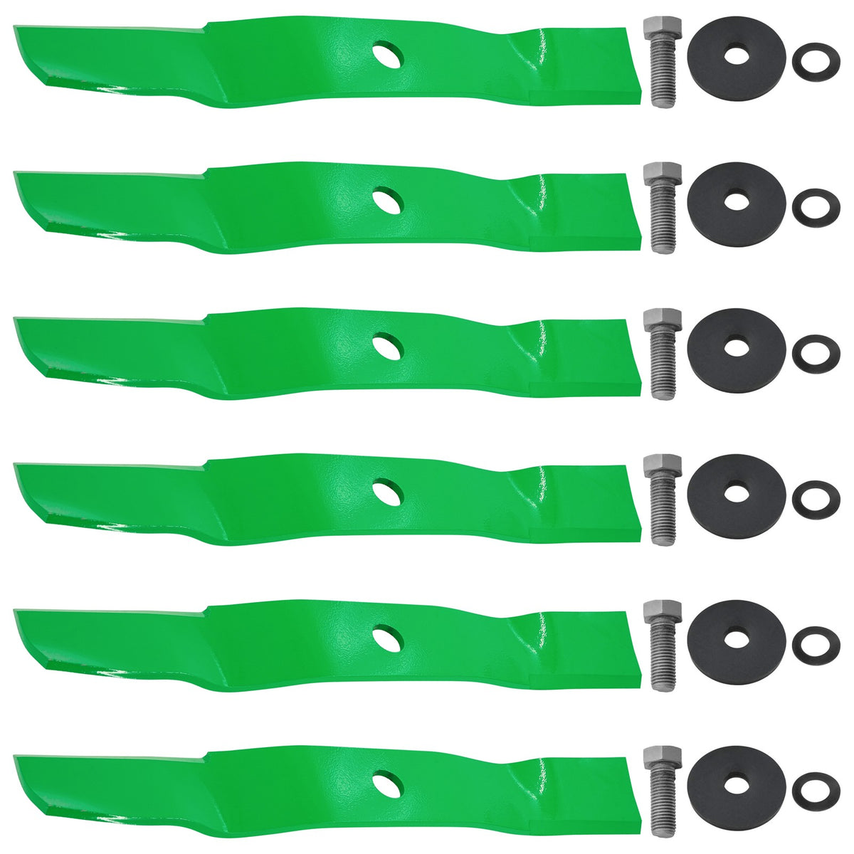 54 Inch Medium Lift Deck Blades with Bolts for John Deere (2005–2015)