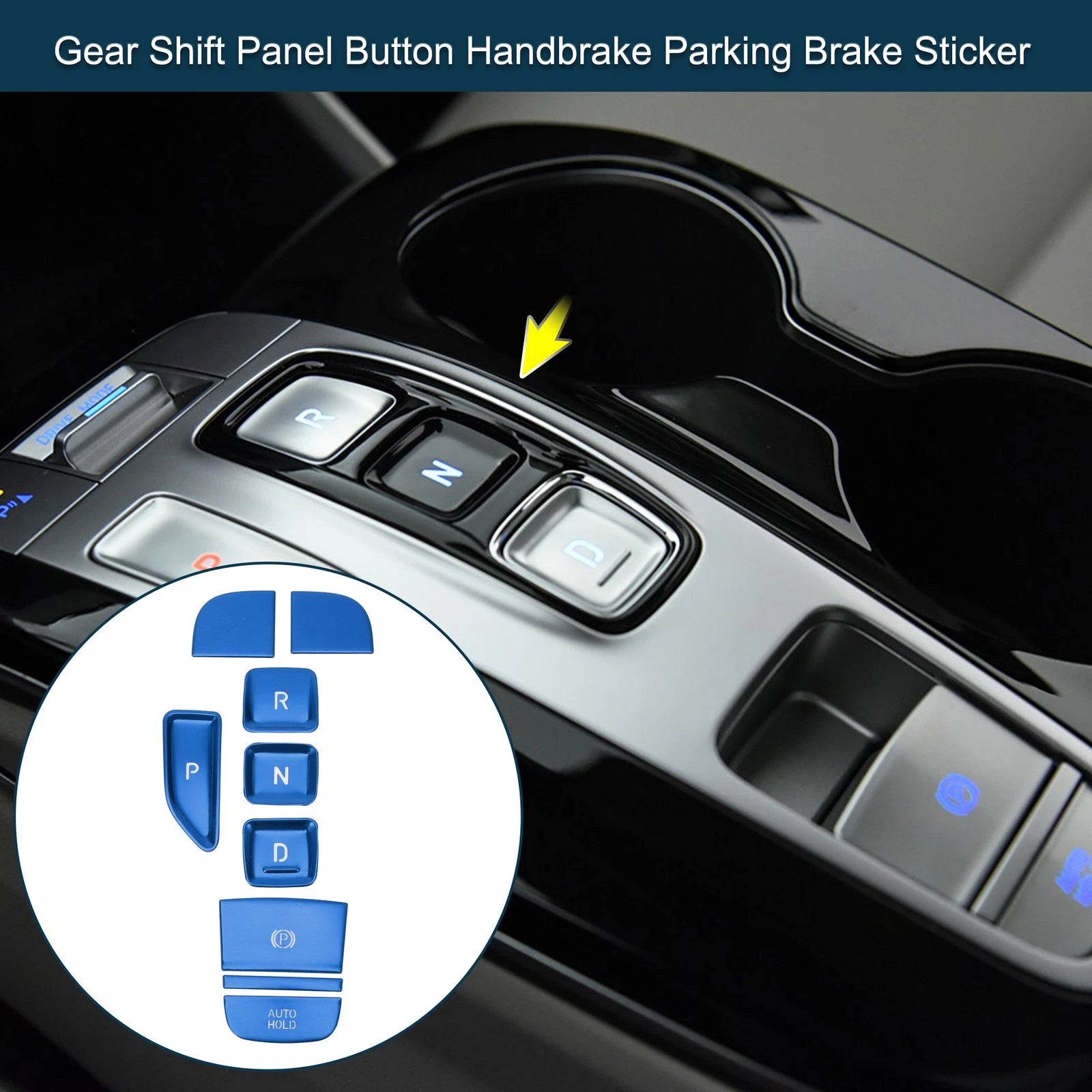 Parking Brake Sticker Button for Hyundai Tucson (2016–2021)