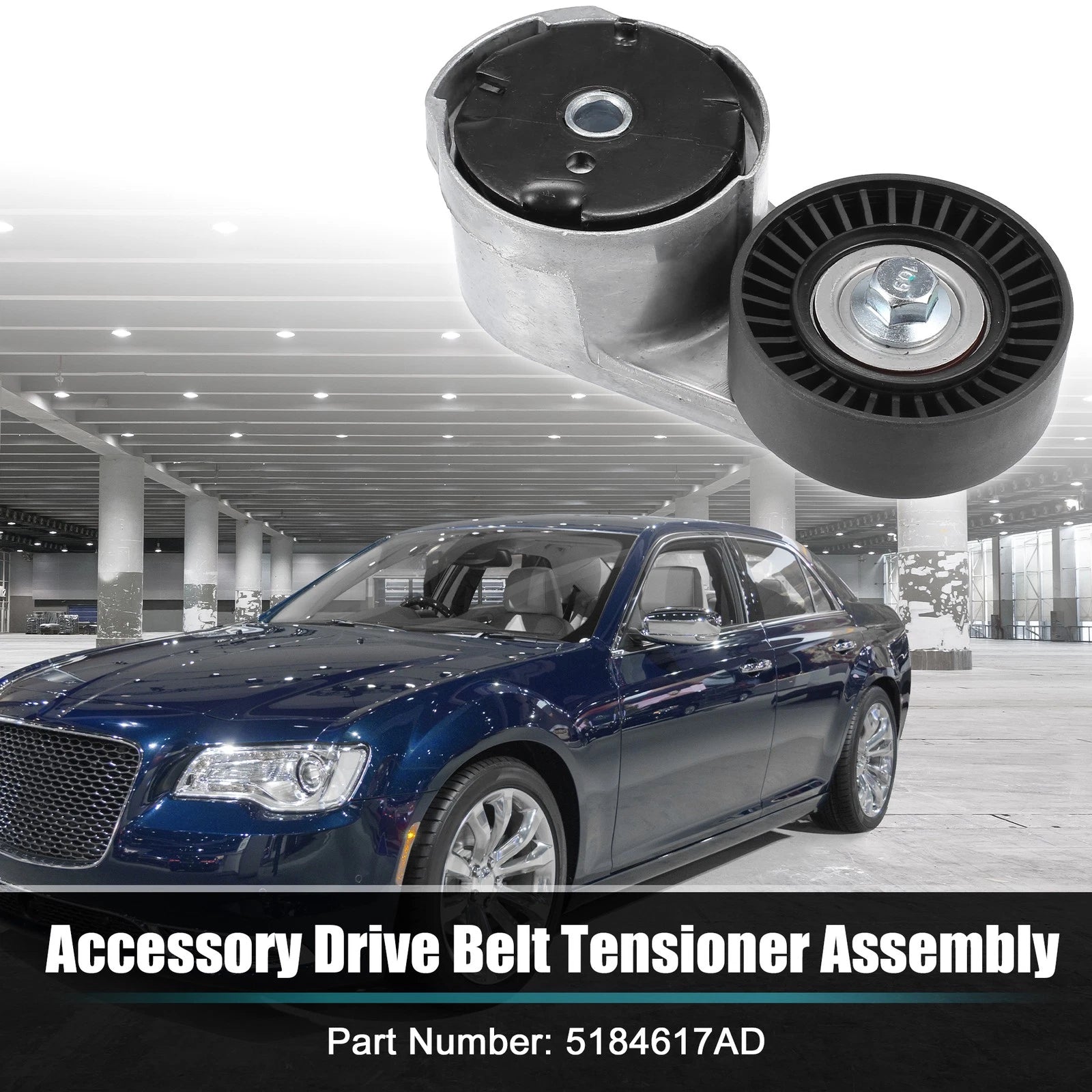 Automatic Drive Belt Tensioner Replacement for Dodge Ram and Jeep (2009–2020)