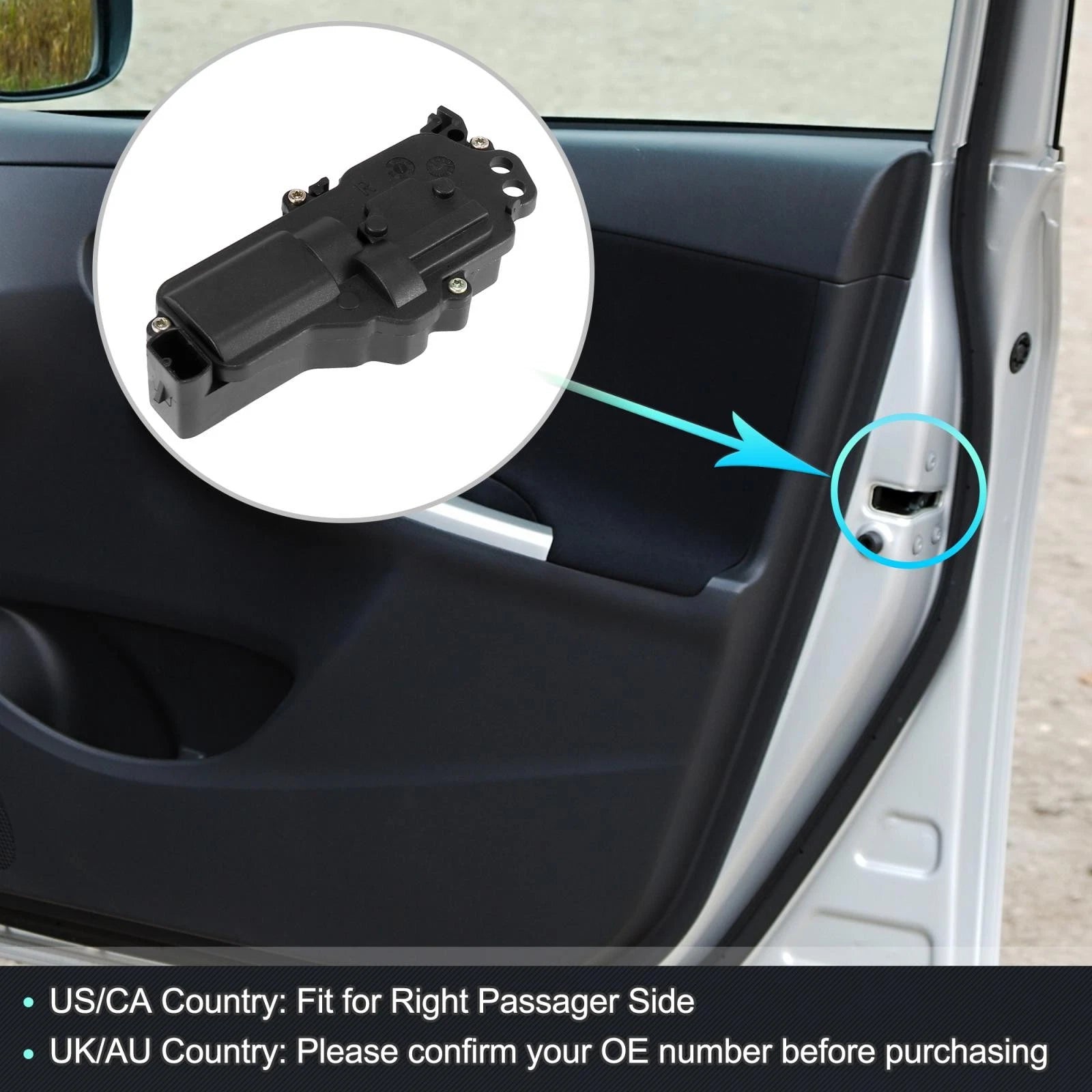 Power Door Lock Actuator Motor Front Right Replacement for Ford Expedition (2015–2017)