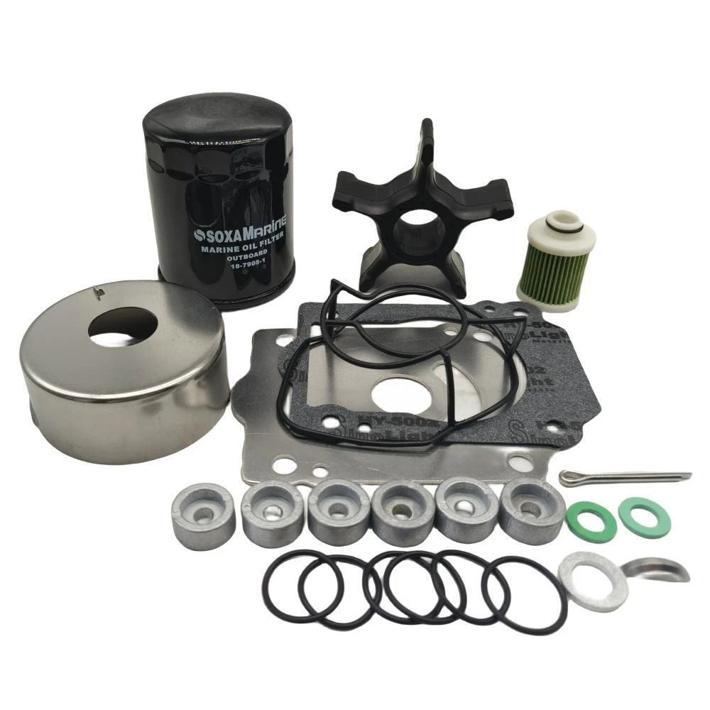 Maintenance Service Kit for Suzuki DF150 DF175 DF200 (HP 17400-96832 15412-92J00)