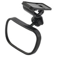 Shatterproof Rear View Mirror for Infant Safety (Clip/Suction Cup Mount)
