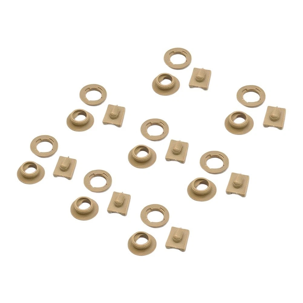 8-Piece Carpet Clips for Auto Floor Mats (ABS, Anti-Slip Design)