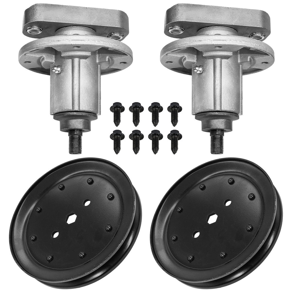 Deck Spindle and Pulley Replacement for John Deere L100 L105 L107 L108 (2009–2011)