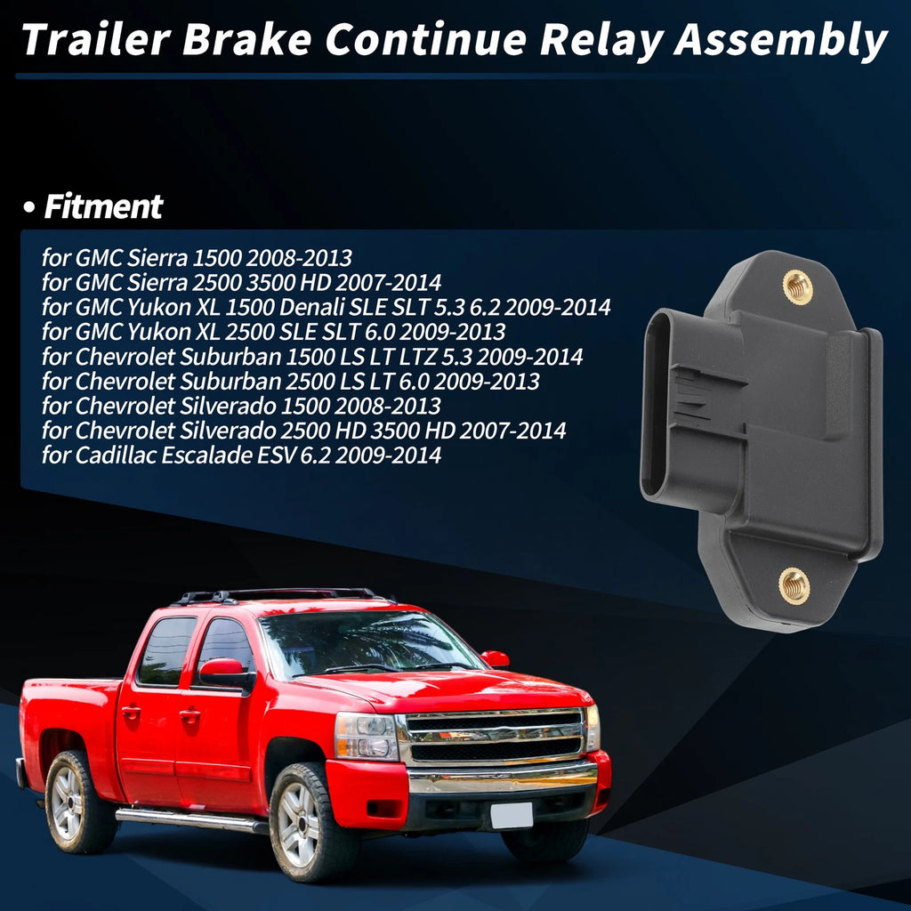 Trailer Brake Control Relay Replacement for GMC Yukon XL 2500 (2009–2013)
