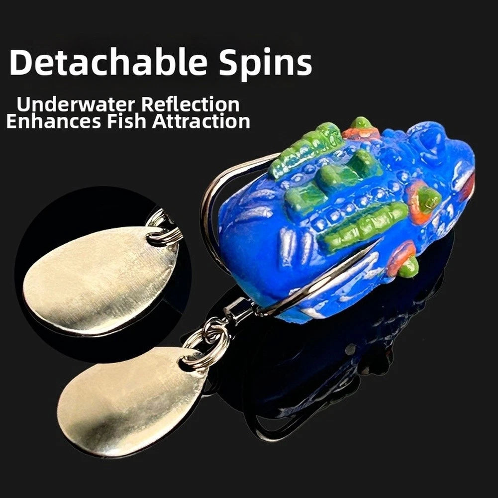 Swimbait Frog Lure for Universal Use (3D Eyes, Compact, Lightweight)