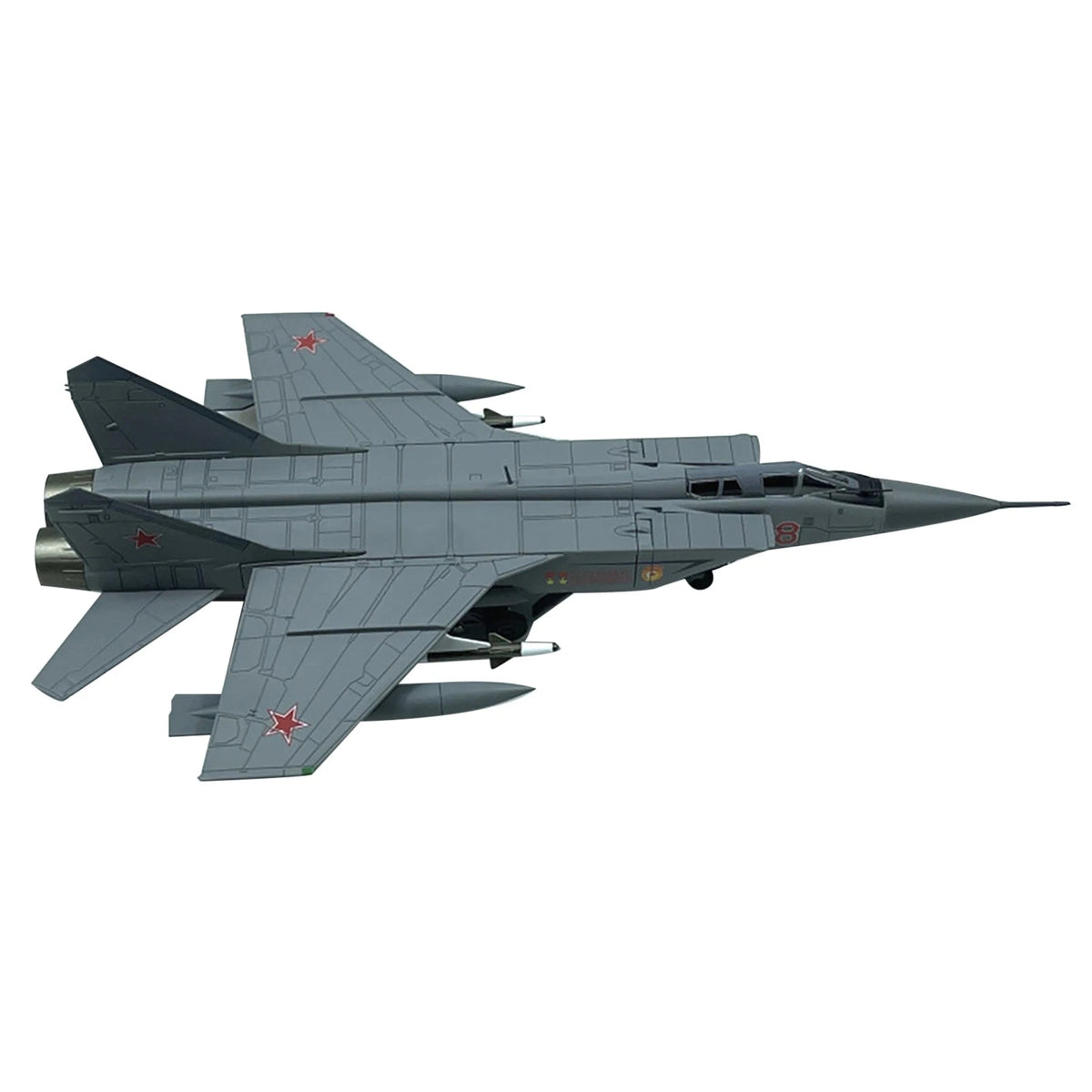 1/72 MiG-31 Interceptor Aircraft Metal Model Static Display