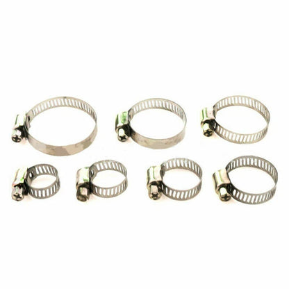 Set of 60 Stainless Steel Hose Clamps Assorted Kit with Case