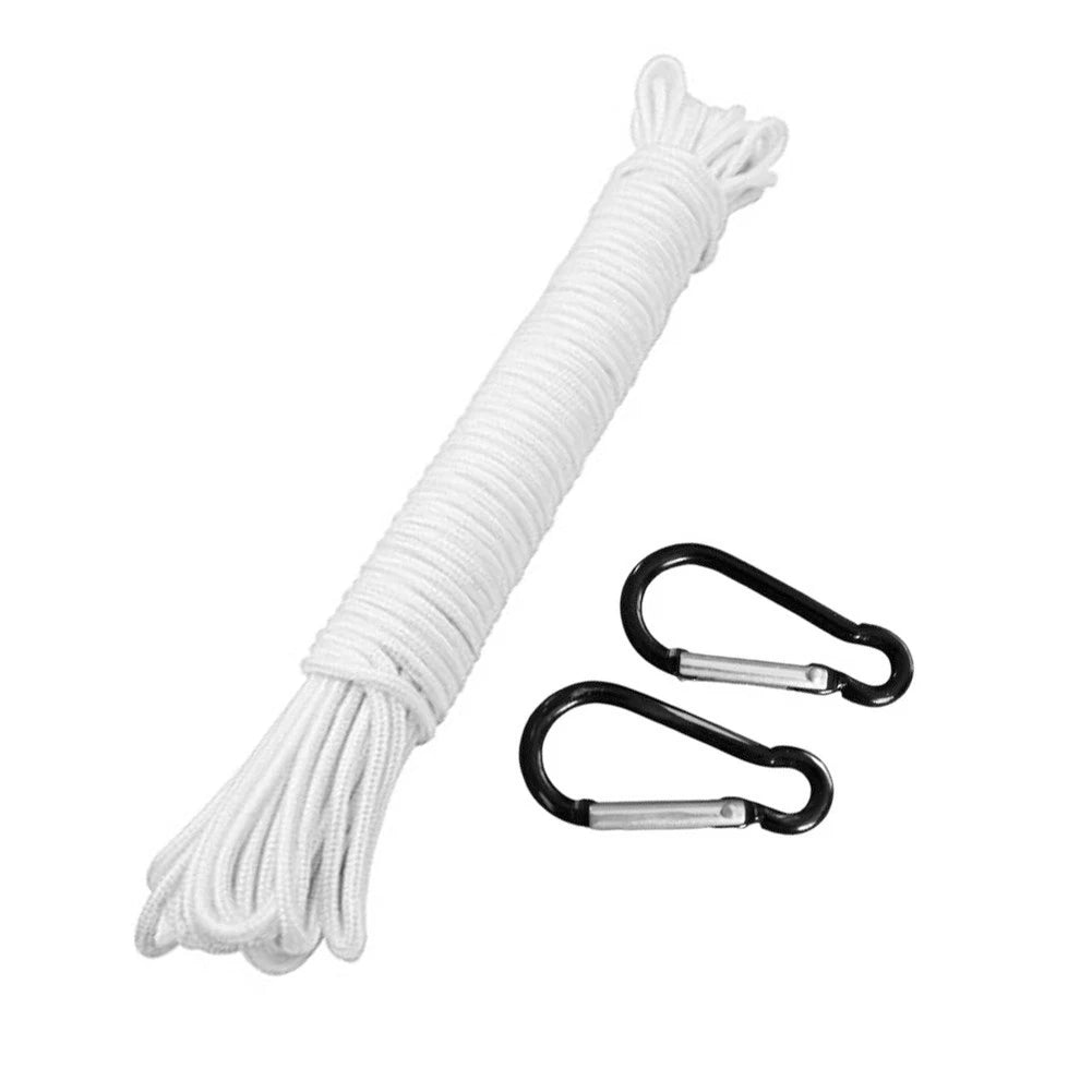 Low Stretch Polyester Flagpole Line Rope for 38ft/11.5m Heavy Duty