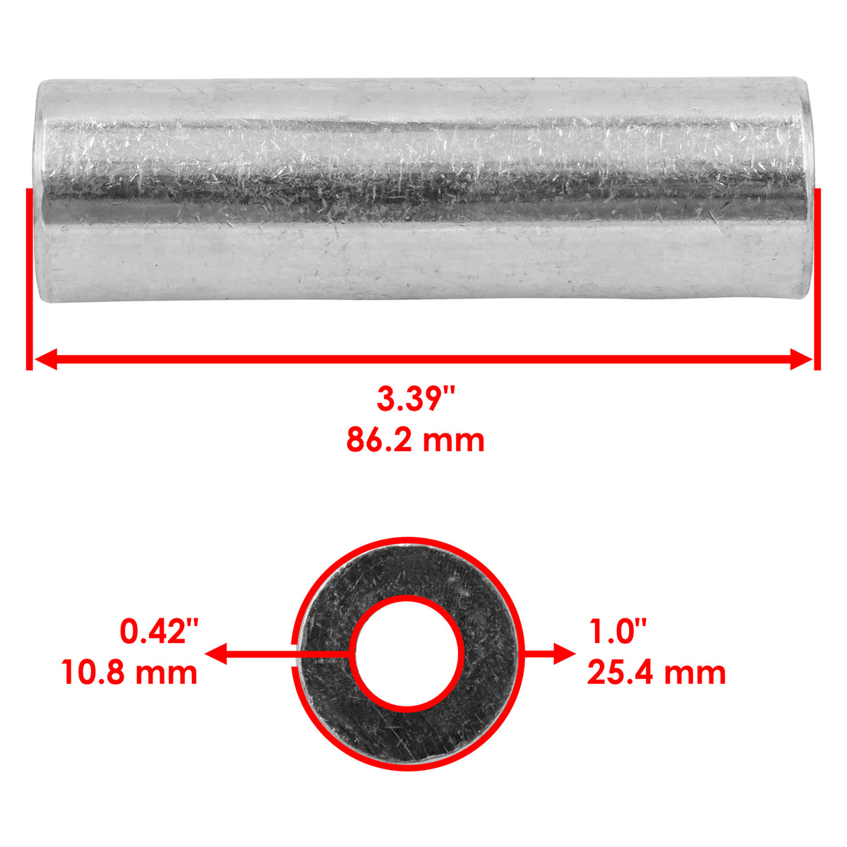 Mower Wheel and Axle Replacement Anti Scalp for John Deere (2000–2018)