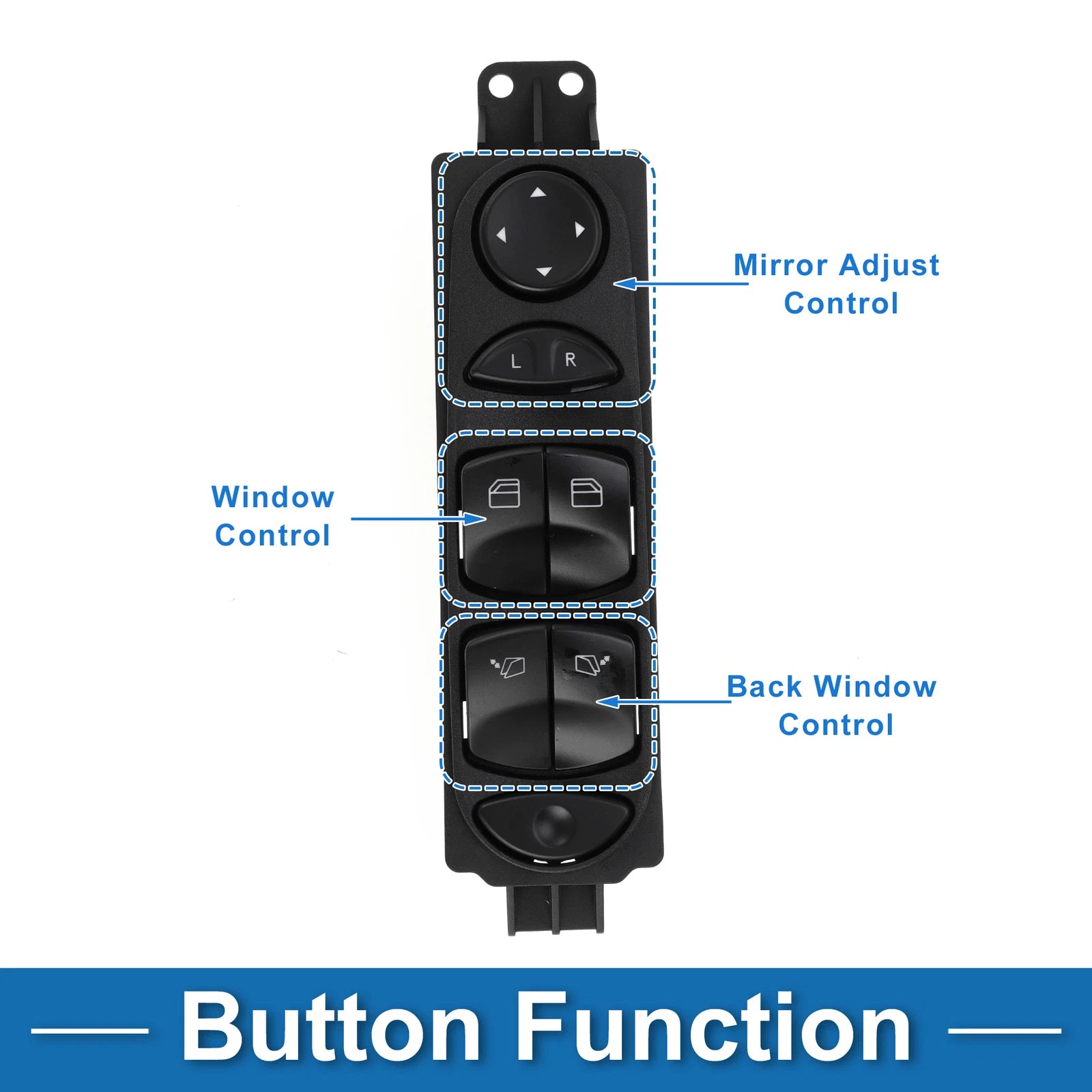 Power Window Switch for Mercedes-Benz Sprinter (2019–2023) 9065451413
