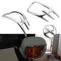Chrome Fairing Mirror Back Accent Grilles for Honda GL1800 (2001–2011) T9