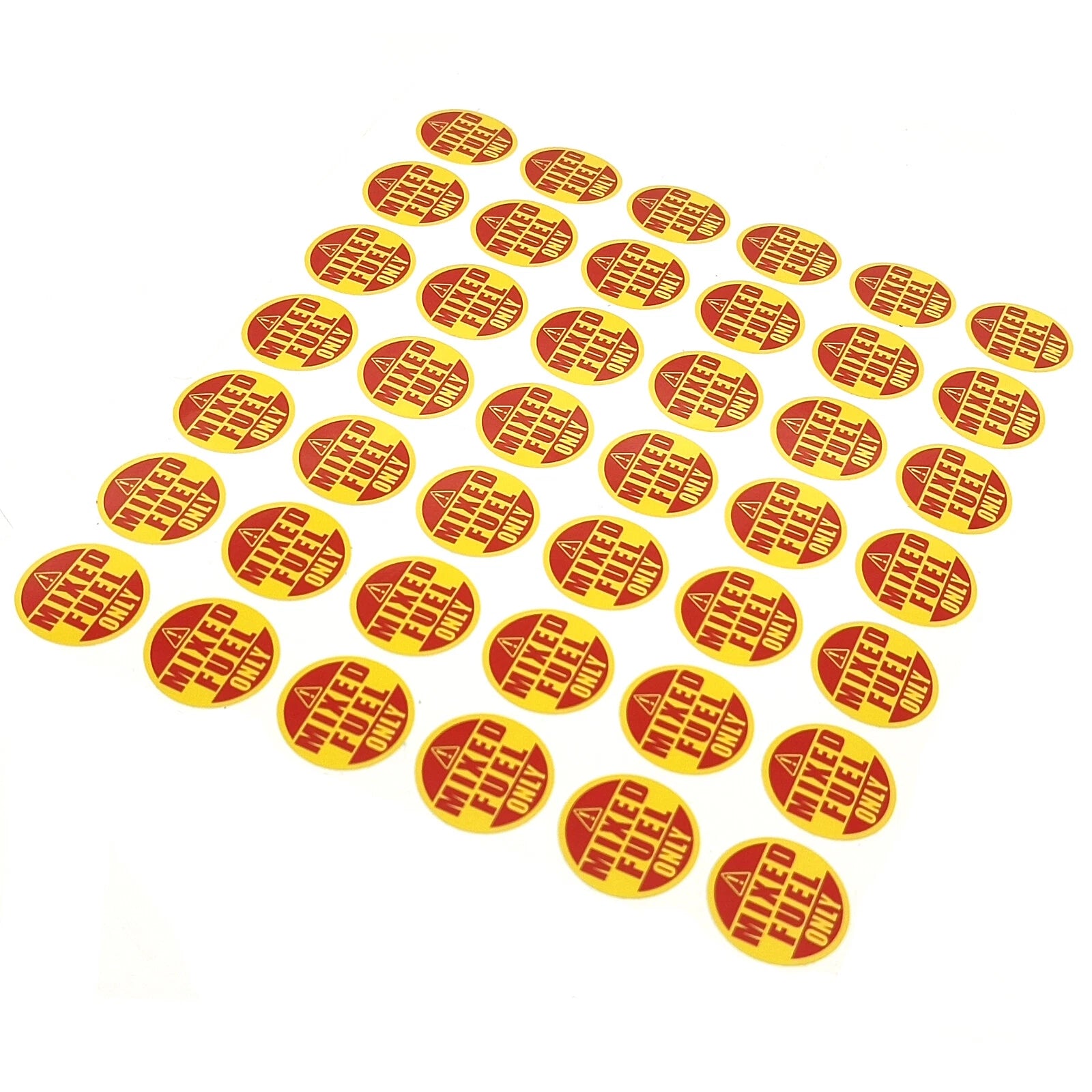 42x Vinyl Decals for Fuel Mix Ratio