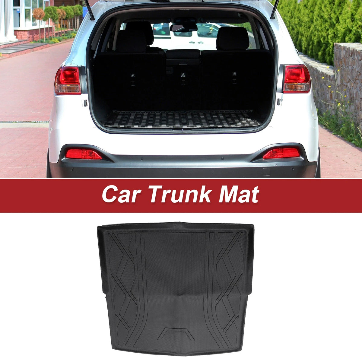 Cargo Liner Rear Trunk Mat for Volkswagen Tiguan 5 Passenger (2018–2023)