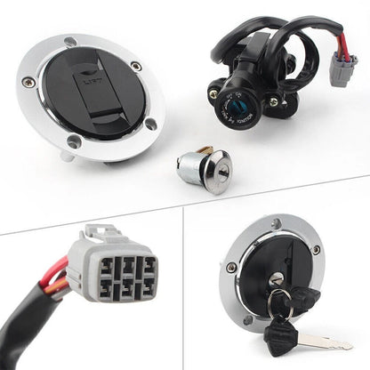 Ignition Switch Fuel Gas Tank Cap Lock Key for Suzuki GSXR600 750 (2006–2016)