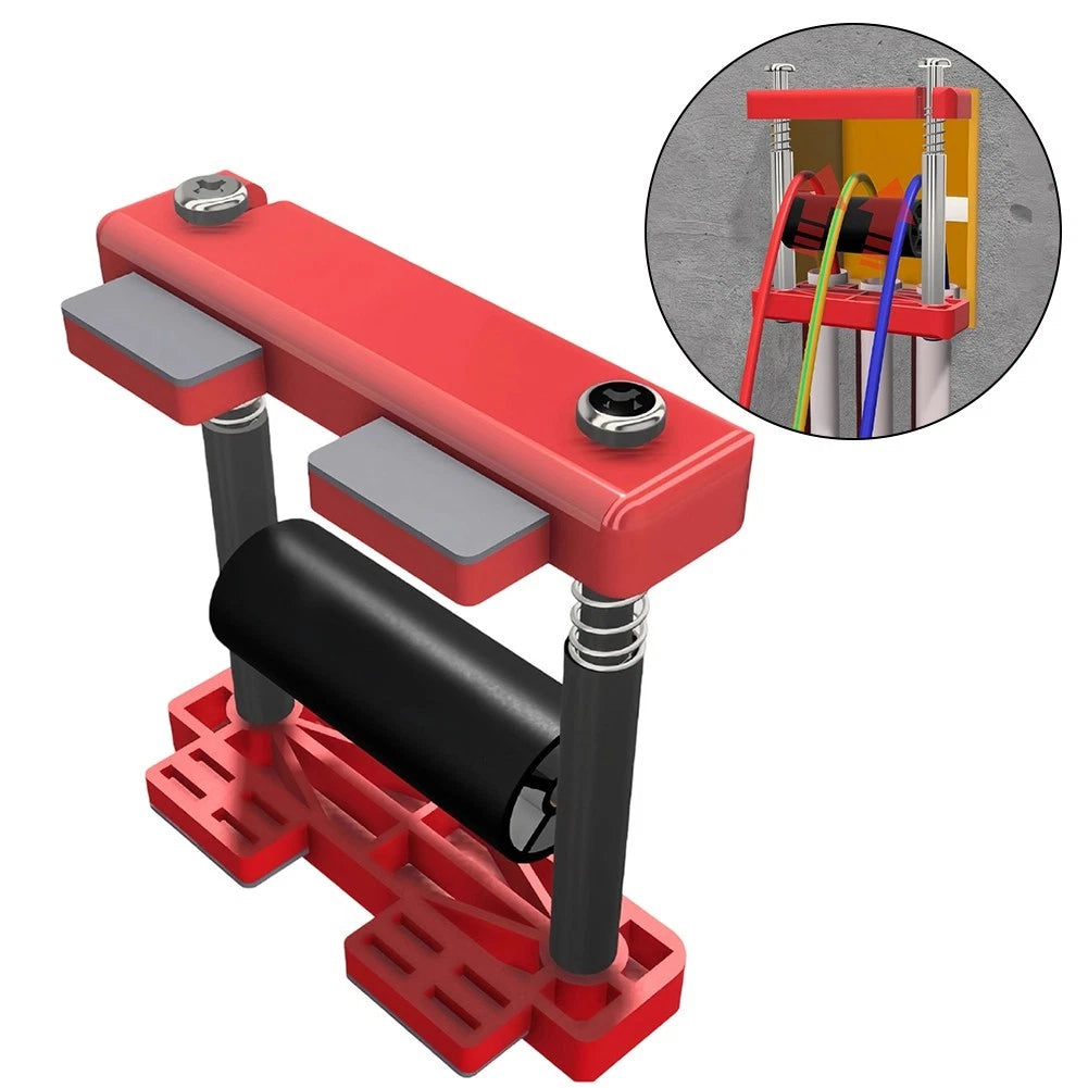 Portable Cable Threading Tool with Spring Mechanism