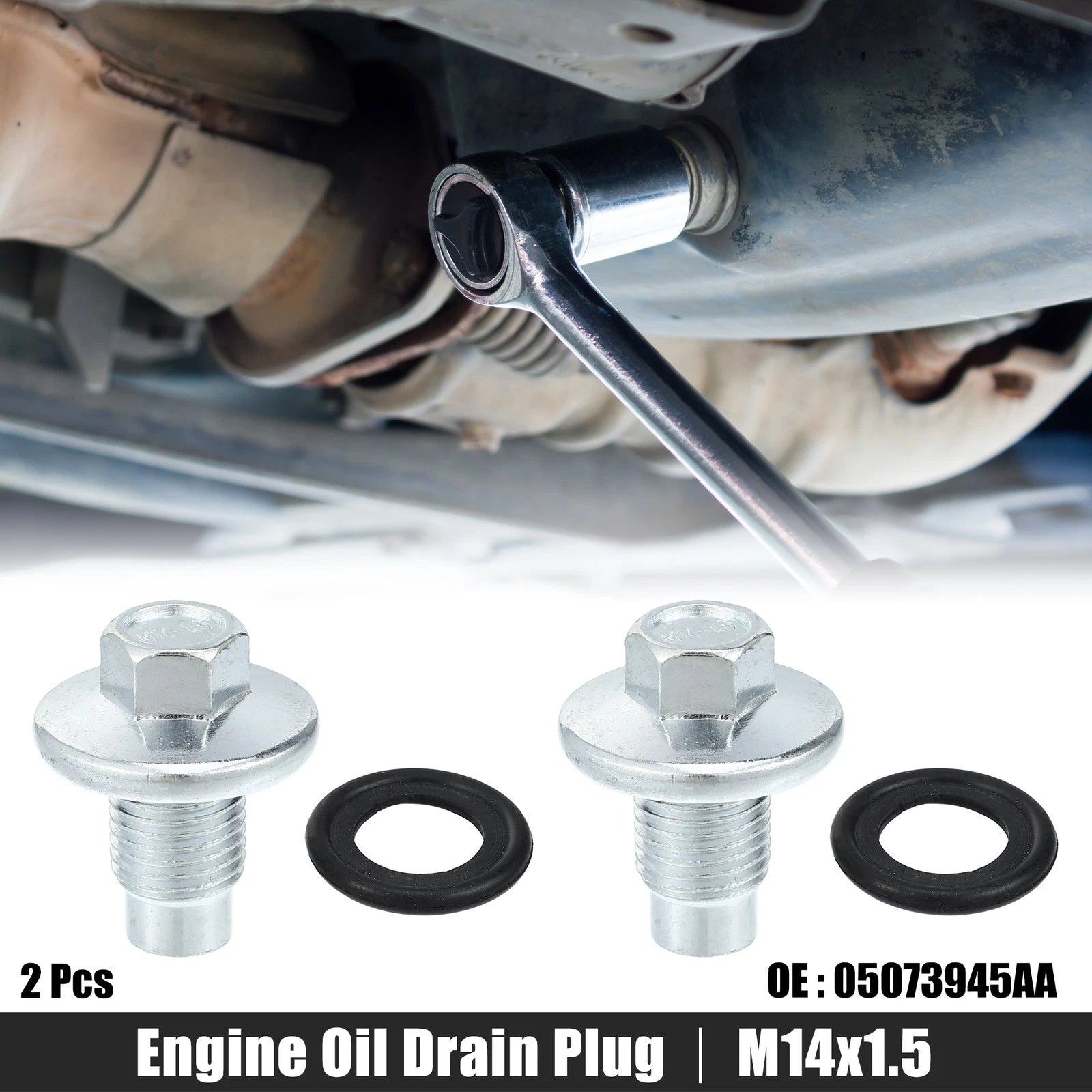 Engine Oil Drain Plug Screw Set for Mercedes-Benz M14x1.5 (2000–2025)