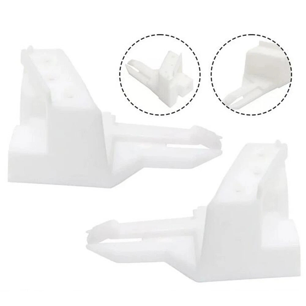 Set of 2 Front Bumper Retainer Brackets for Mitsubishi Lancer (2008–2017) 6400A851, 6400A852