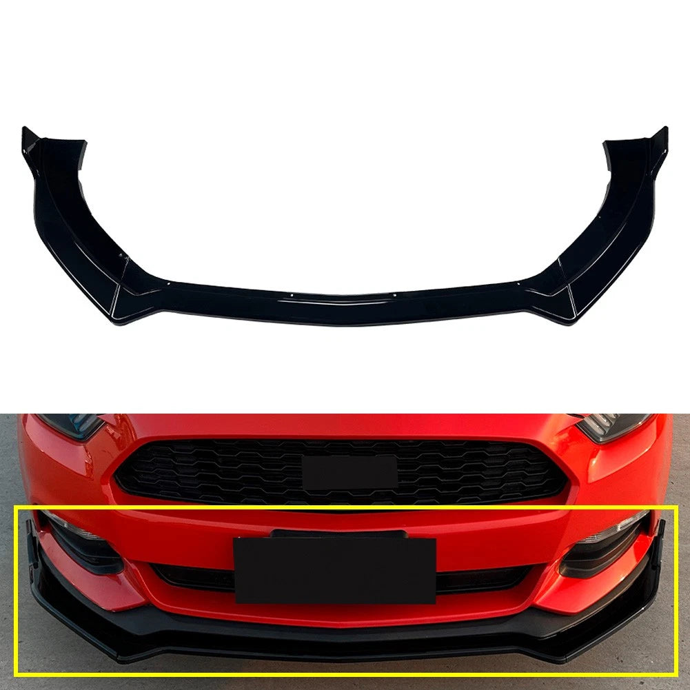Front Spoiler Lip for Ford Mustang MK6 (2015–2017)