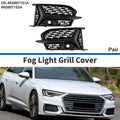 Fog Light Grille Pair Front Left Right Replacement for Audi A6 (2012–2018)
