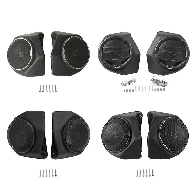 King Rear Trunk 6.5" Speakers for Harley Touring Glide (2014–Present)