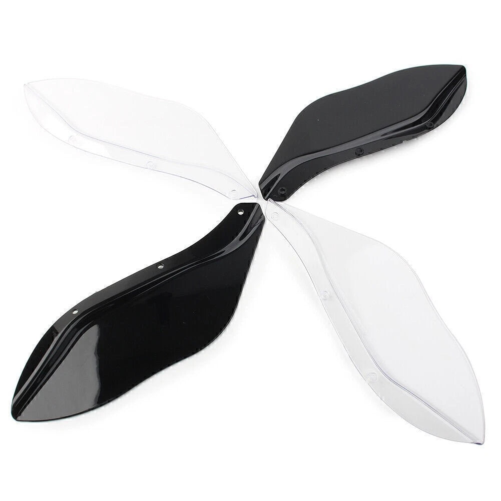 Pair Side Fairing Windshield Air Deflector for Harley Electra Glide (1996–2013)