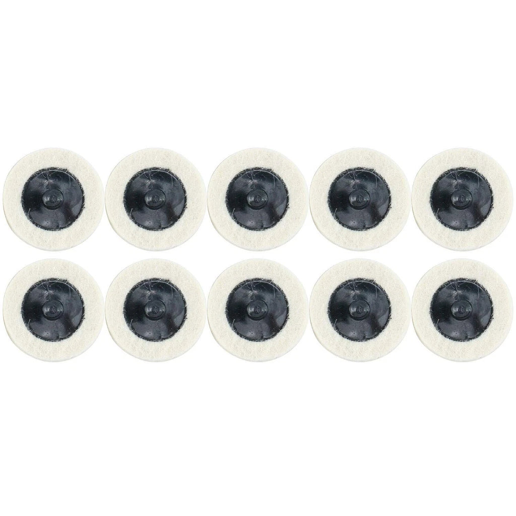 10Pcs 2" Wool Polishing Buffing Pad Wheel for Automotive Detailing