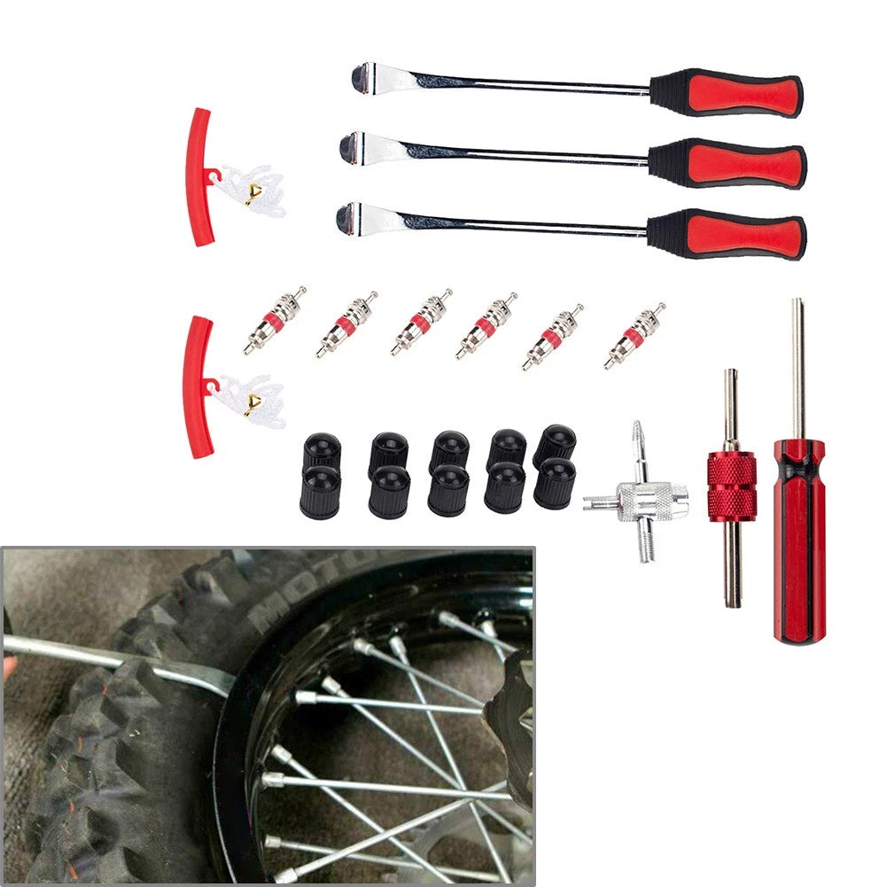 24Pcs Tire Lever Spoons for Motorcycle Car Bike (Universal)
