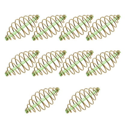 Cage Feeder Terminal Tackle for Bait Fishing (Gold/Black)