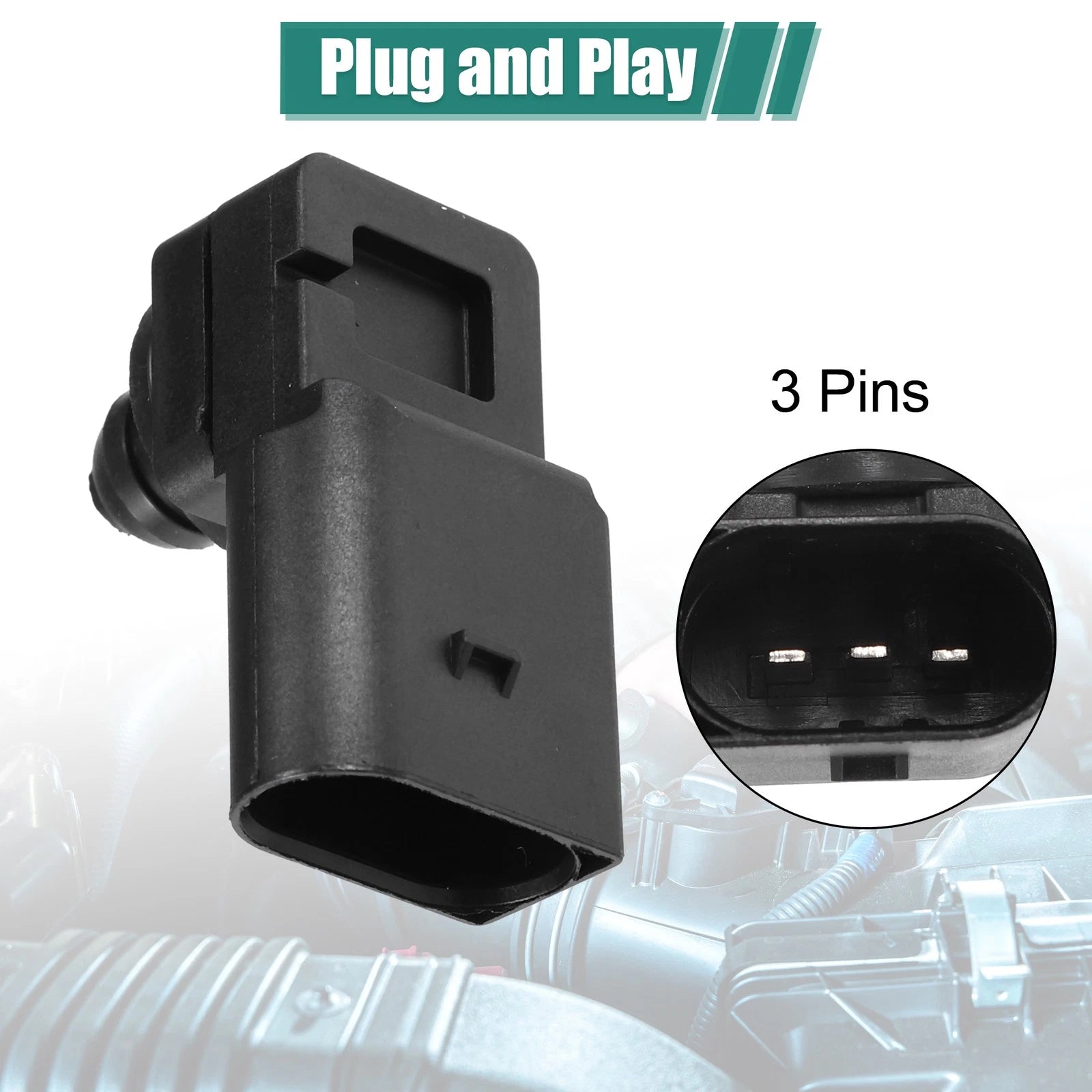 Manifold Absolute Pressure Sensor for BMW 335d 3.0L (2009–2011)