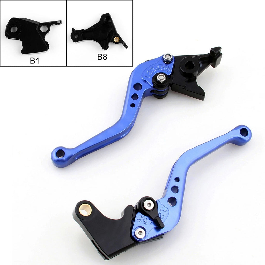 Short Brake Clutch Levers for BMW F800S F800ST F800GS F650GS F800R (2006–2013) Blue
