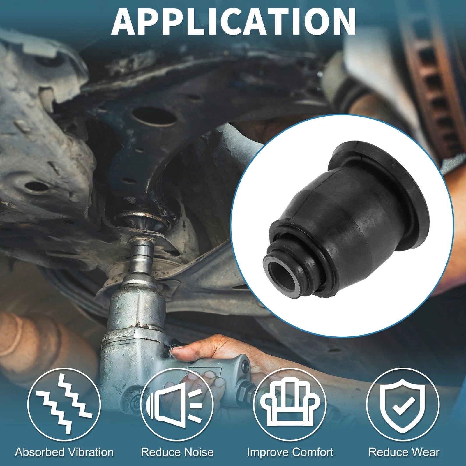Front Upper Control Arm Suspension Bushing for Mazda 626 MX-6 Kia Clarus (1988–2002)