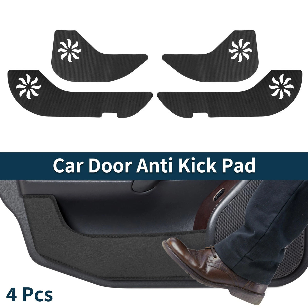 Leather Car Door Anti Kick Pad for Toyota Harrier (2014–2020)