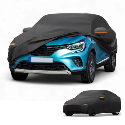 Waterproof Car Cover for Renault Captur (2013–2021) Black 190T-PU