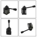 3Pcs Wedge Type Quick Change Tool Post Holder for Lathe Up to 8"