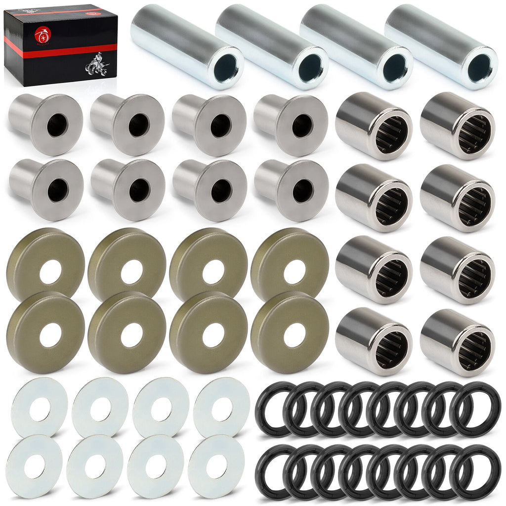 Front Upper Lower A-Arm Bushing Seal Kit for Suzuki Quadsport Z400 (2003–2014)