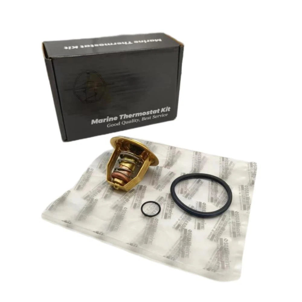 62℃ Thermostat Kit for Volvo Penta MD1B MD2B MD3B MD11C MD11D MD17C MD17D 876080