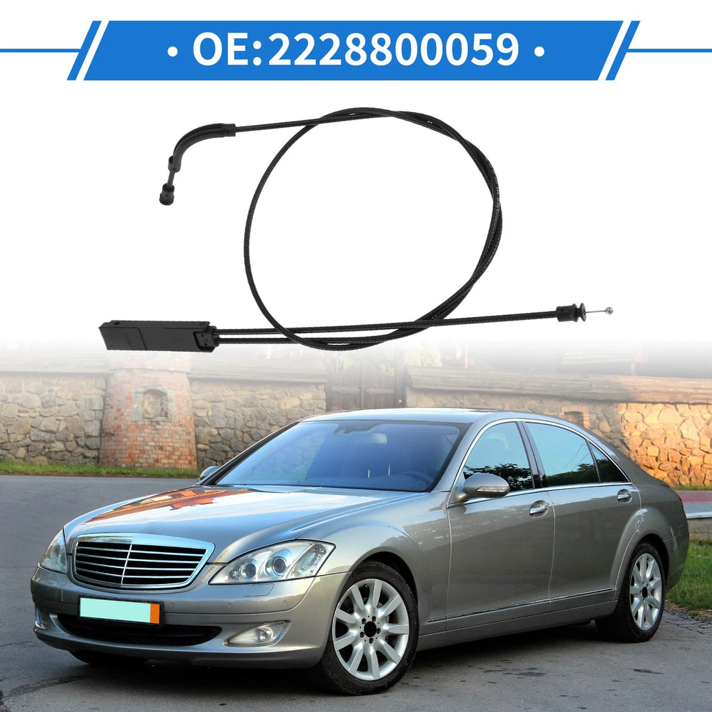 Hood Latch Release Cable for Mercedes-Benz S550 (2014–2017) Replacement