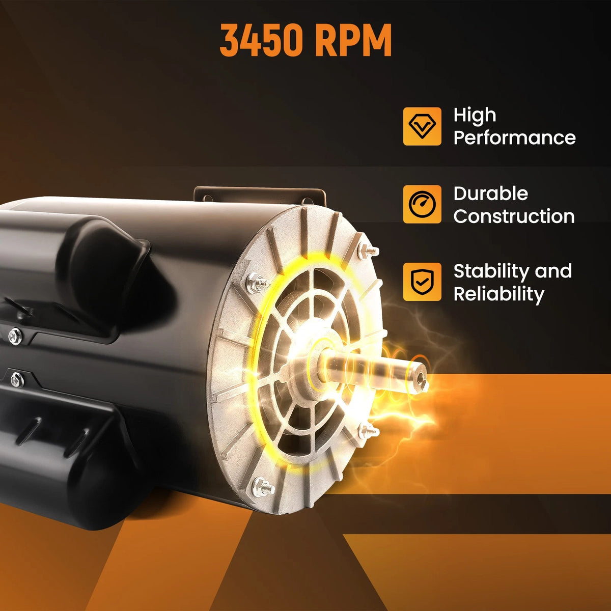 3.7 HP Electric Motor for General Equipment (3450 RPM)