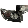 2X Black Tail Lights for Mazda 3 BK (2006–2009) L+R Set